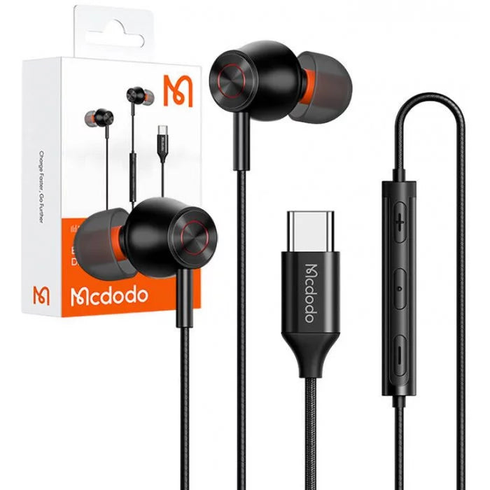 Mcdodo Type-C In Ear Wired Earphones -HP3490 Mcdodo Type-C In Ear Wired Earphones -HP3490